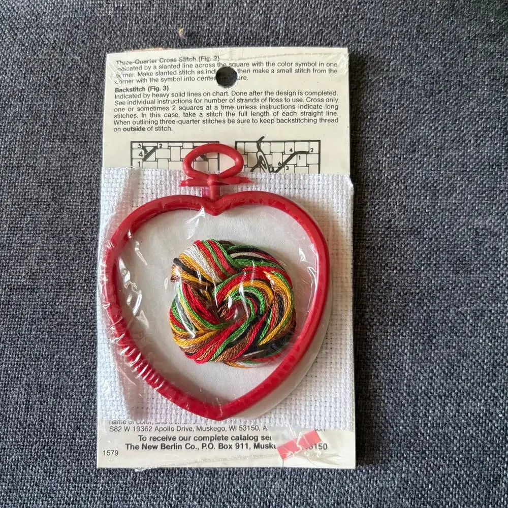 No Pain No Gain Vintage Mini Counted Cross Stitch Kit by New Berlin Co. - 1980s